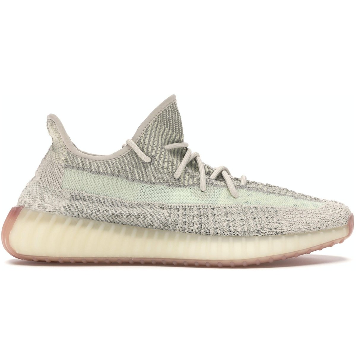 adidas Yeezy Boost 350 V2 Citrin Reflective sneaker featuring breathable Primeknit and Boost technology.