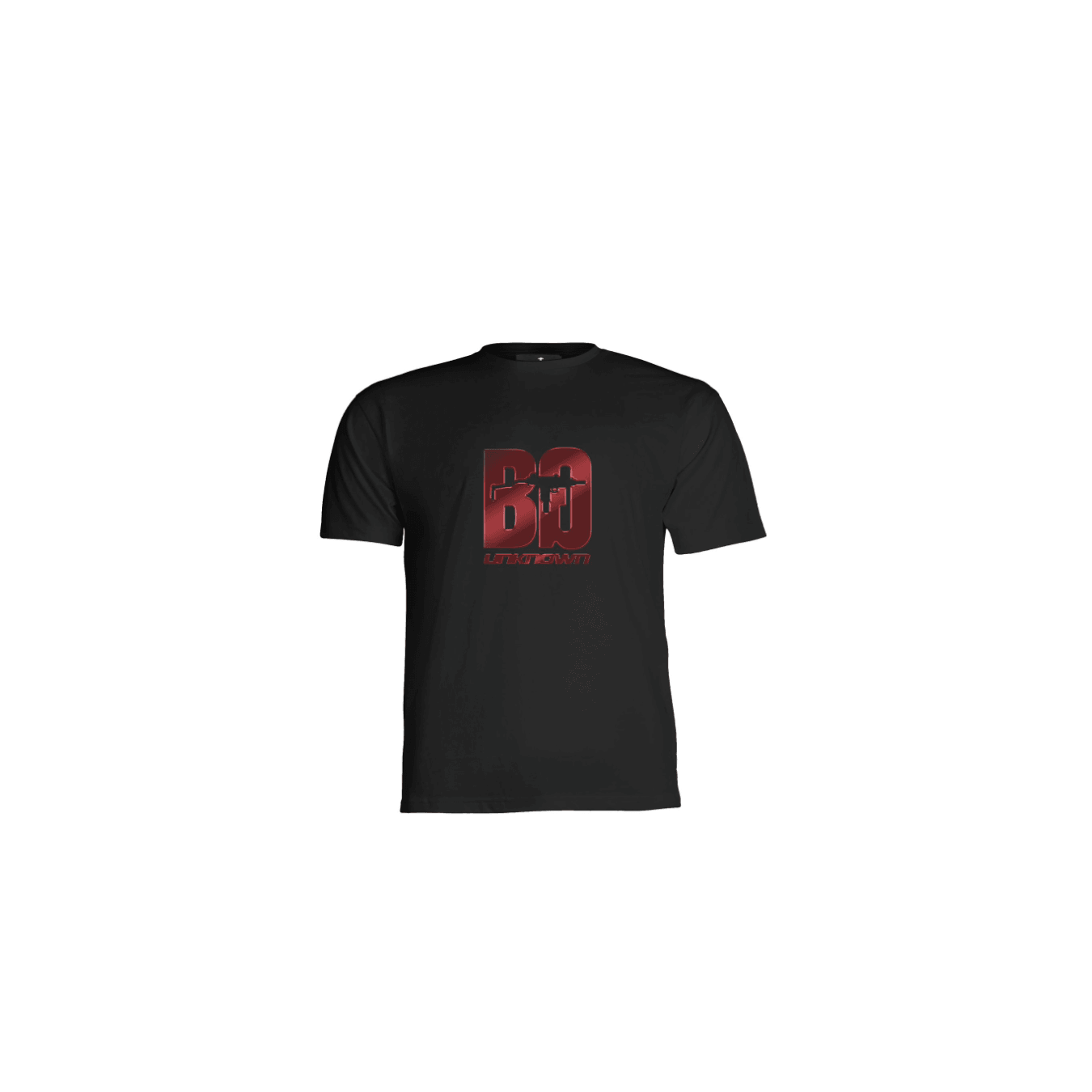 Black and red Baby Gang tee from Unknown, featuring bold graphics for stylish casual wear.
