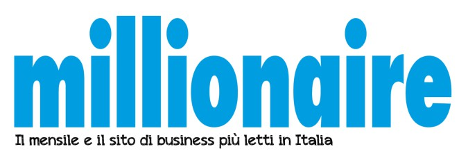 Logo of 'Millionaire,' a leading Italian business magazine and website.