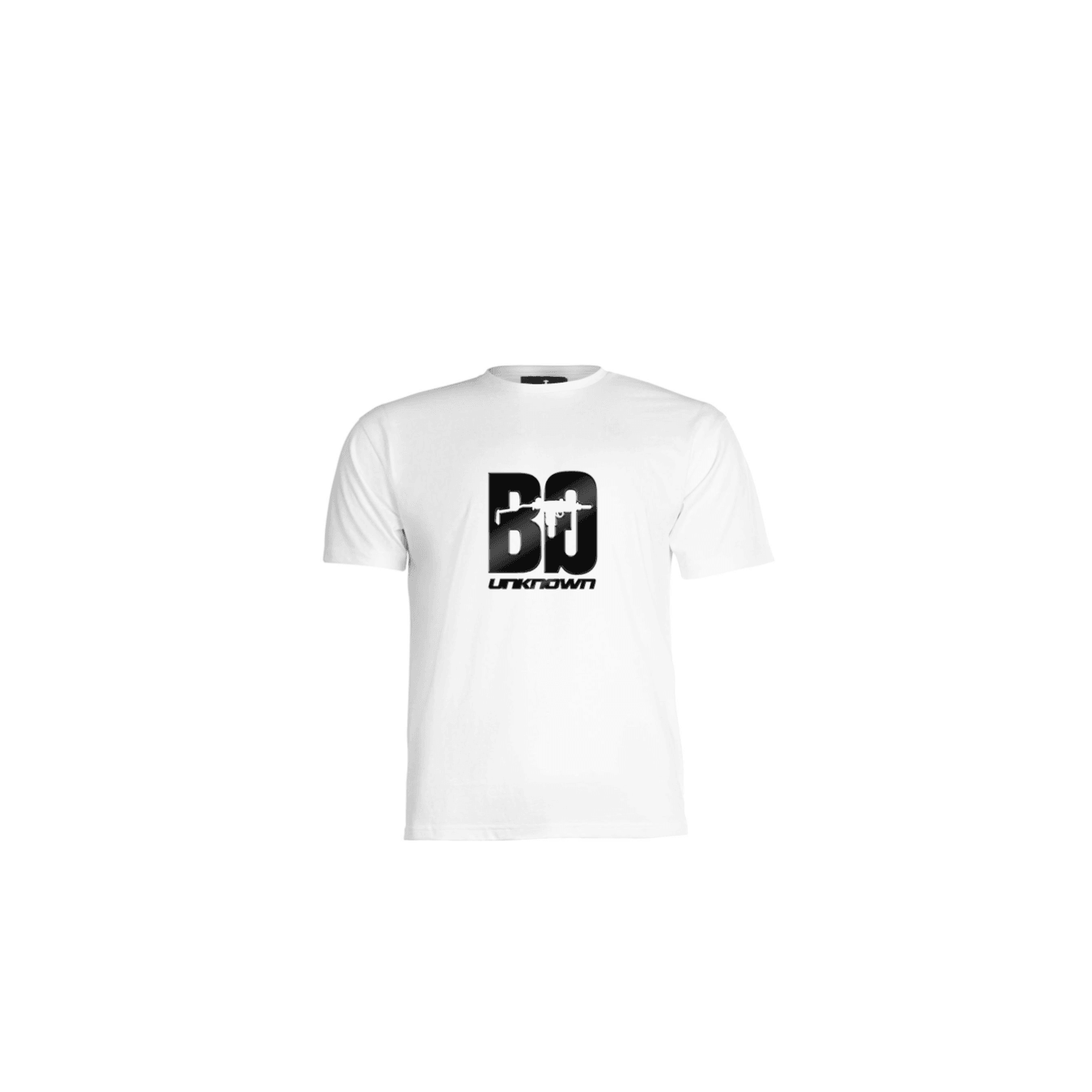 White Baby Gang tee featuring bold graphic print, ideal for casual wear and stylish outfits.