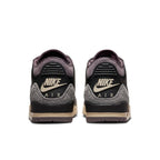 Jordan 3 Retro OG SP A Ma Maniére 'While You Were Sleeping' women's sneakers, back view showcasing Nike Air branding.