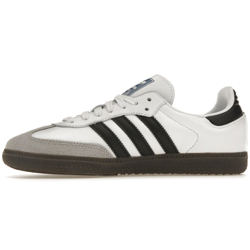 adidas Samba OG sneakers in Cloud White and Core Black with classic design and premium materials.