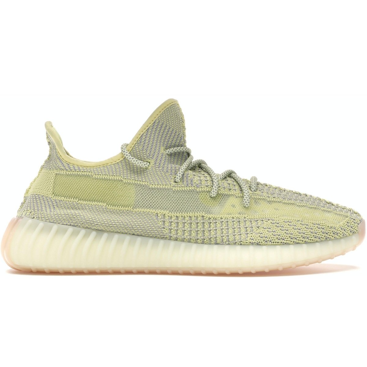 adidas Yeezy Boost 350 V2 Antlia Non-Reflective yellow-green Primeknit sneaker side view