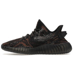 adidas Yeezy Boost 350 V2 MX Rock sneaker in brown and grey Primeknit upper with black rubber sole