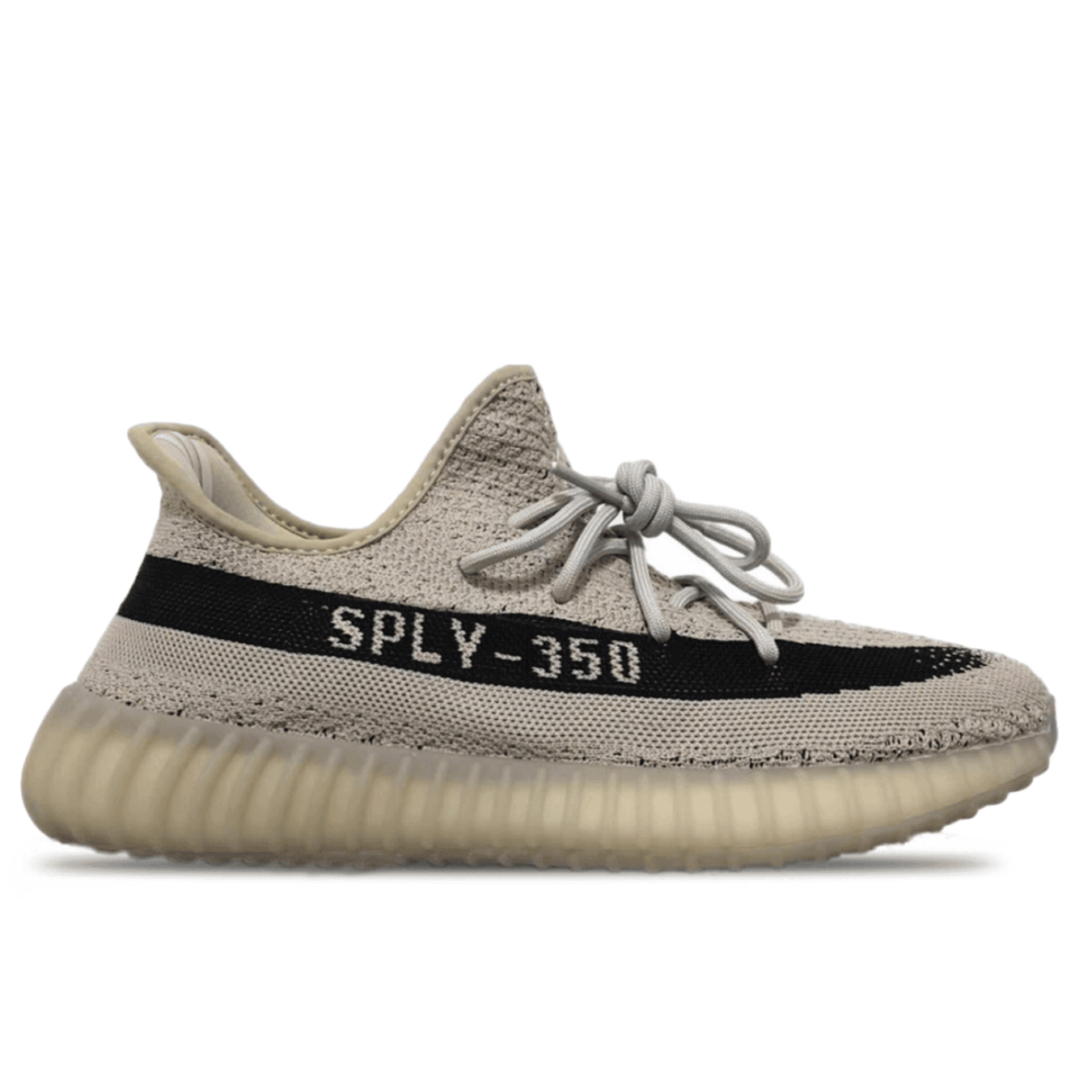 adidas Yeezy Boost 350 V2 Slate sneaker with primeknit upper and Boost technology, featuring SPLY-350 design.