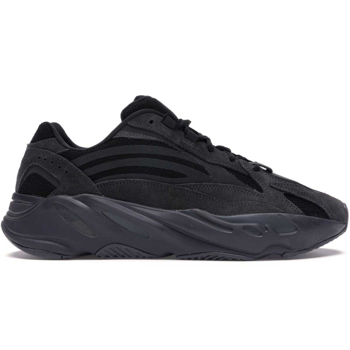 adidas Yeezy Boost 700 V2 Vanta in all-black design, showcasing modern aesthetic and comfort.
