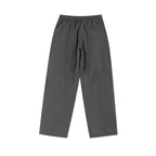 Grey and black NPT Simba La Rue zip track pants, featuring an elastic waistband and a relaxed fit.