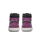 Rear view of Jordan 1 High Element Gore-Tex Berry, featuring waterproof Gore-Tex upper and sleek design.