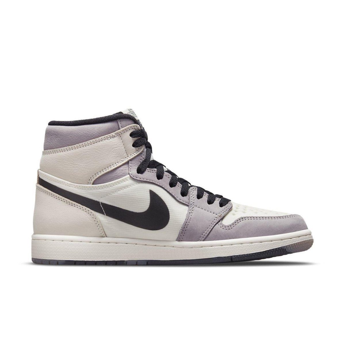 Air Jordan 1 High Element Gore-Tex in Light Bone, featuring Gore-Tex material and a transparent rubber sole.