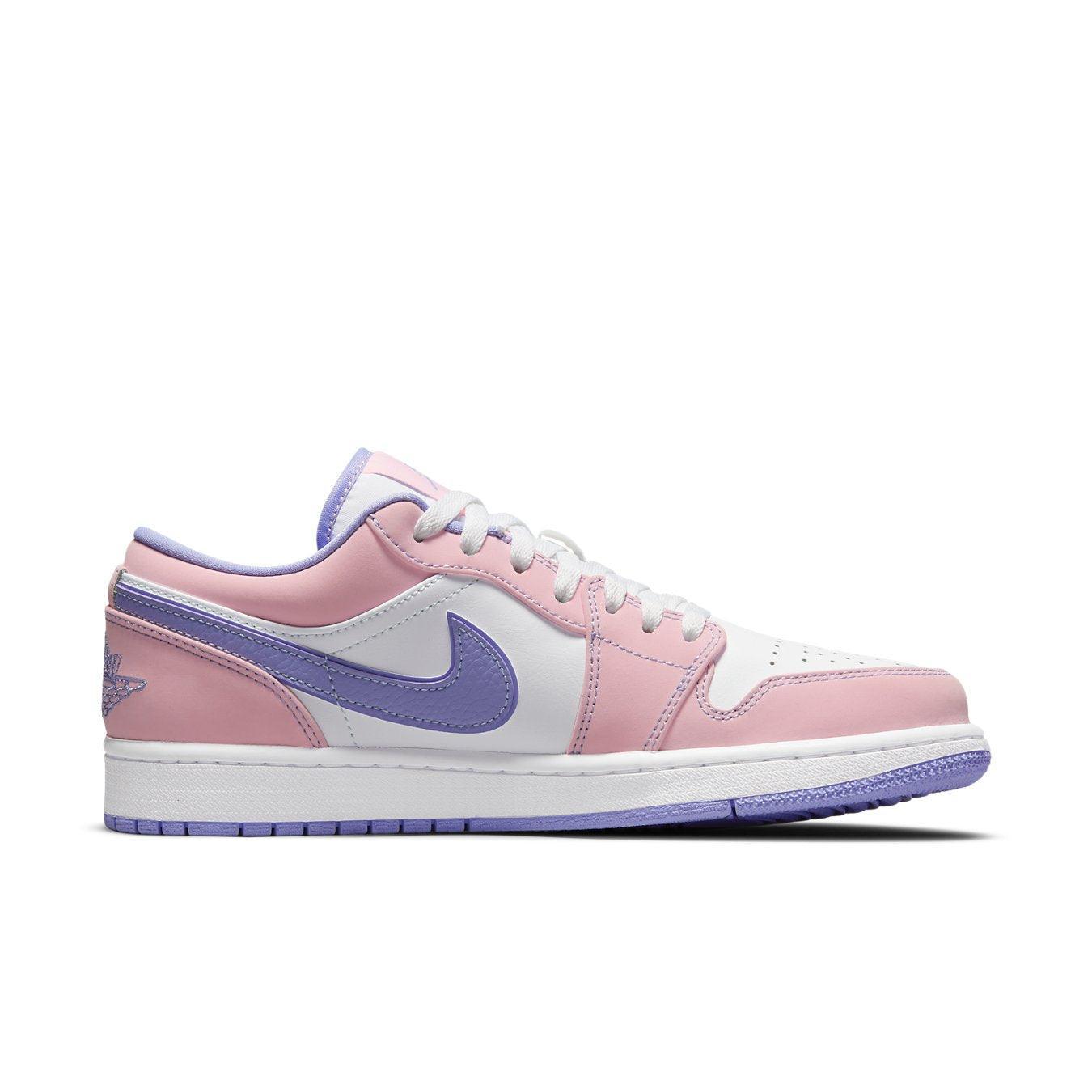 Air Jordan 1 Low SE Arctic Punch in Arctic Punch, Purple Pulse, and White colorway.