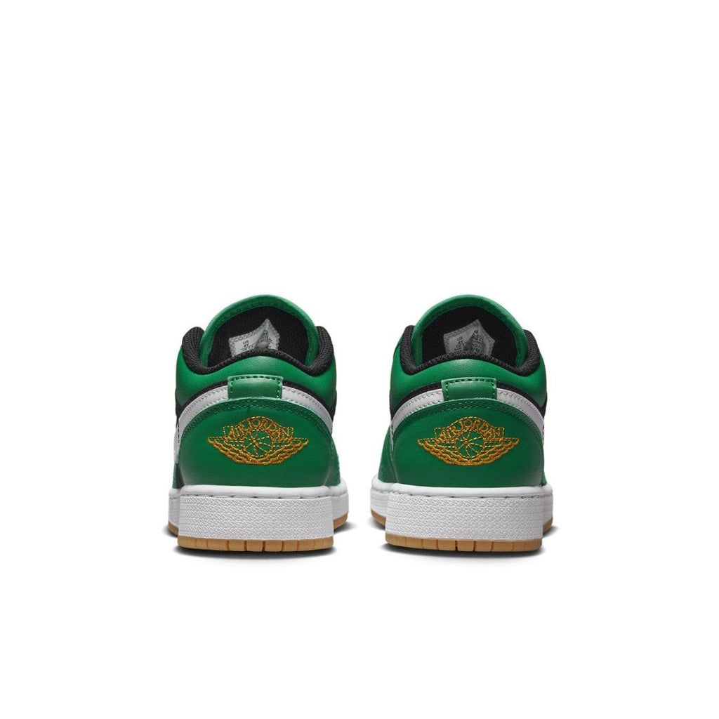 Jordan 1 Low SE Holiday Special 2022 green and black sneakers, featuring festive design and Jumpman logo.