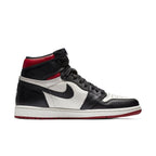 Air Jordan 1 Retro High 'Not for Resale' in Varsity Red, Black, and Sail, featuring iconic design elements.