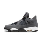 Air Jordan 4 Retro Cool Grey 2019 sneaker featuring nubuck upper, white midsole, and black accents.