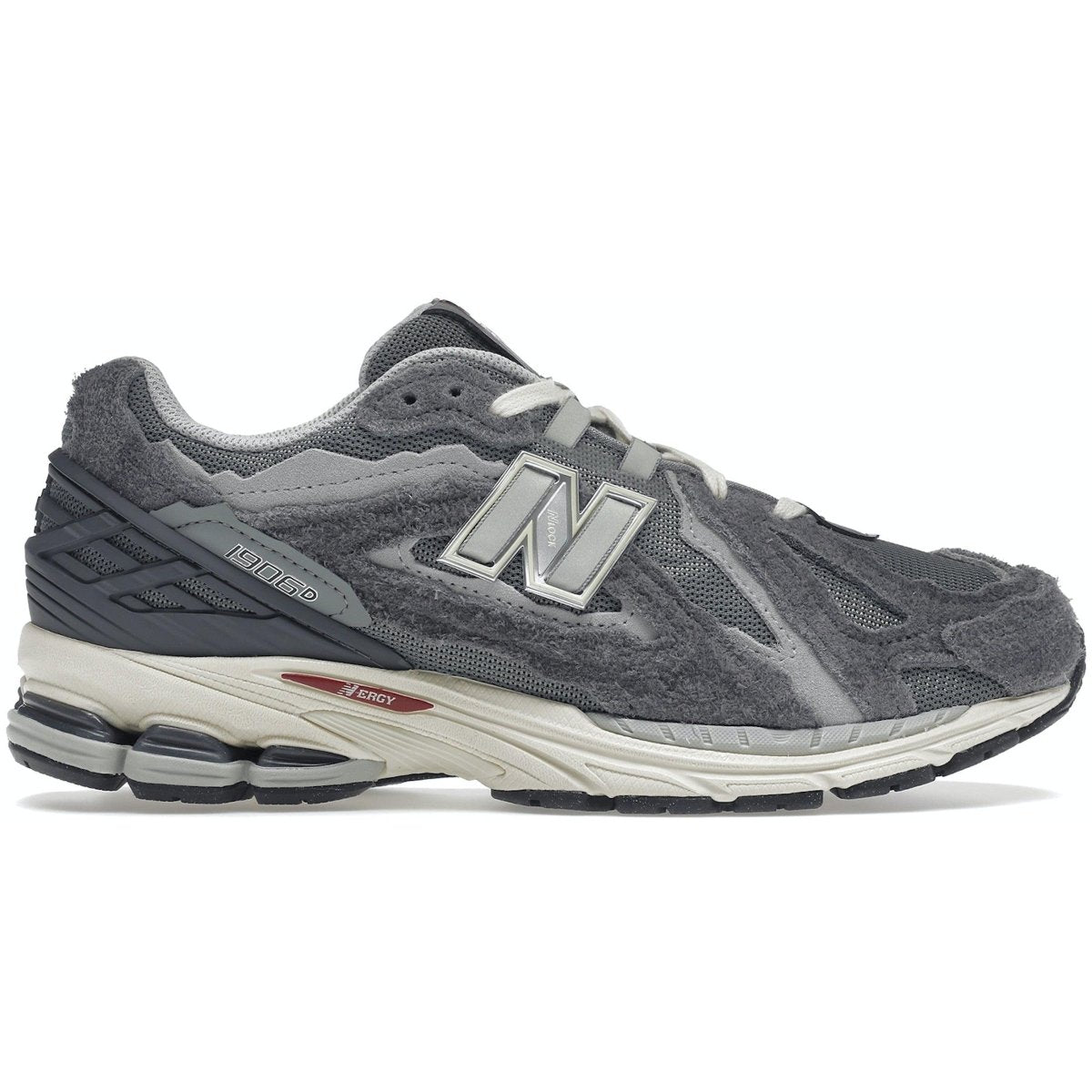 New Balance 1906D Protection Pack in Harbor Grey, featuring TPU details and ABZORB sole for superior comfort.