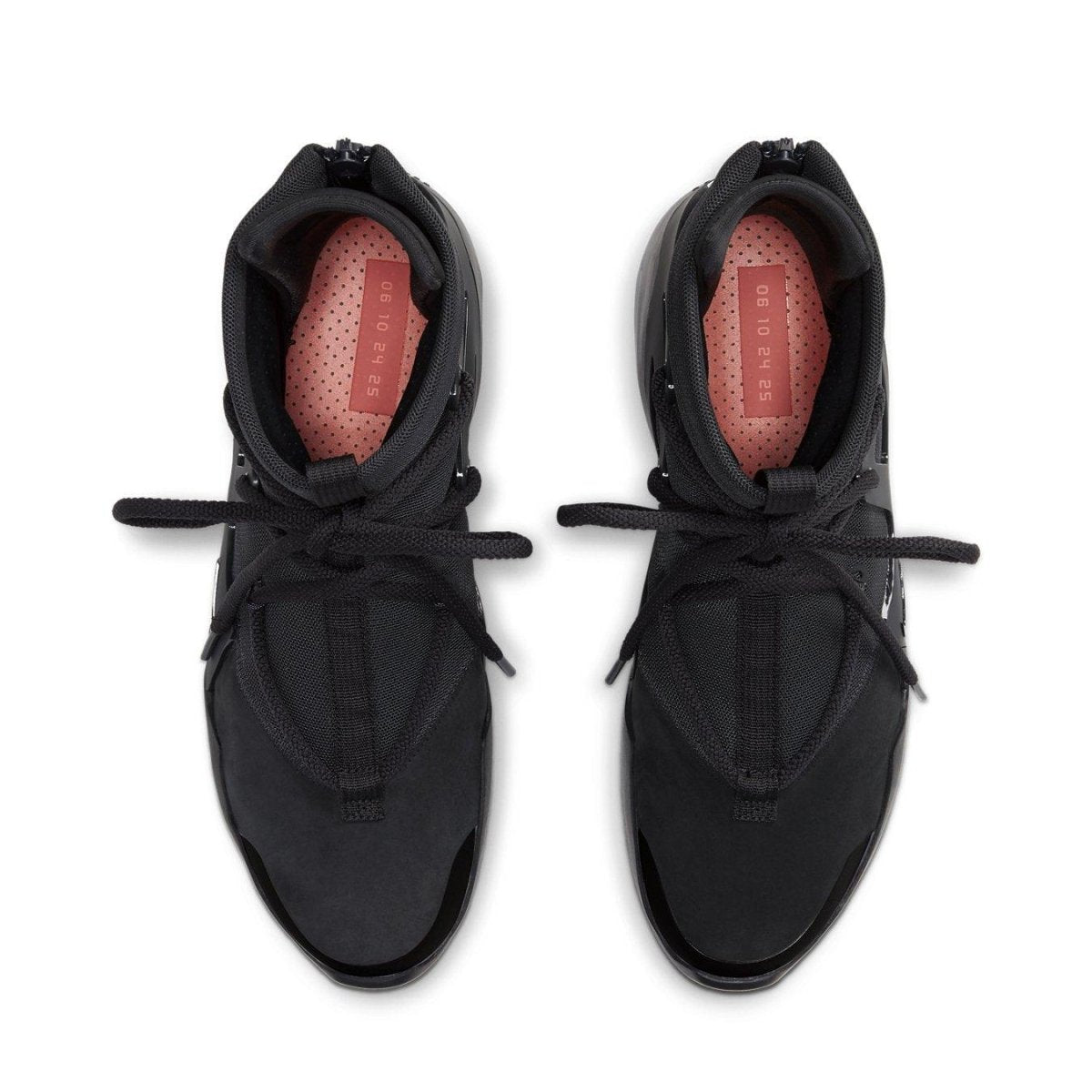 Nike Air Fear of God 1 Triple Black sneakers, featuring a sleek black design and modern silhouette.