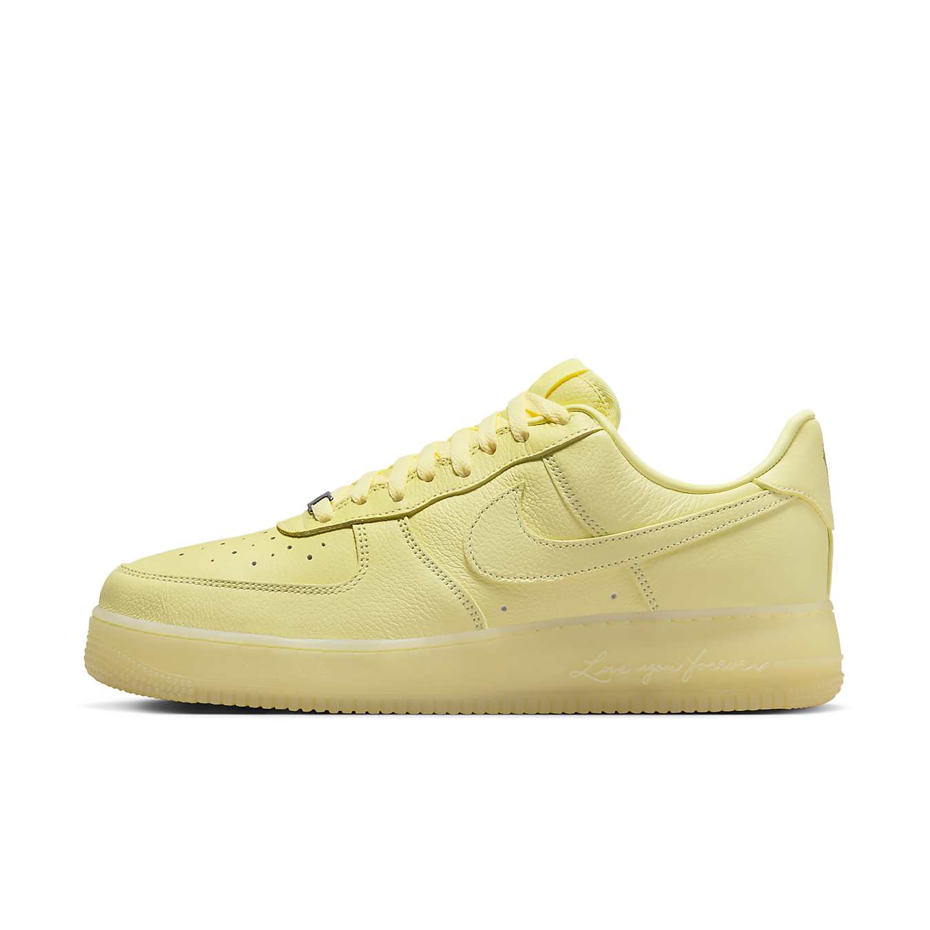 Nike Air Force 1 Low Drake NOCTA in Citron Tint, featuring premium leather and iconic Swoosh.
