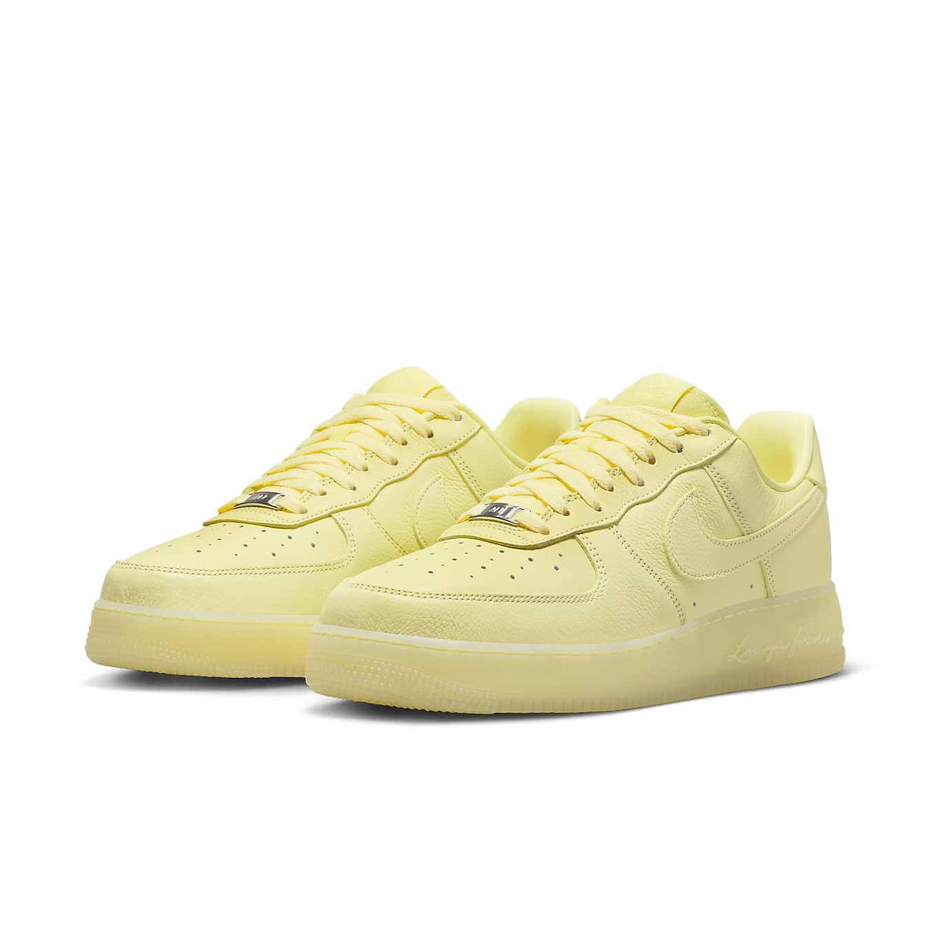 Nike Air Force 1 Low Drake NOCTA in Citron Tint, featuring premium leather and iconic Swoosh detailing.