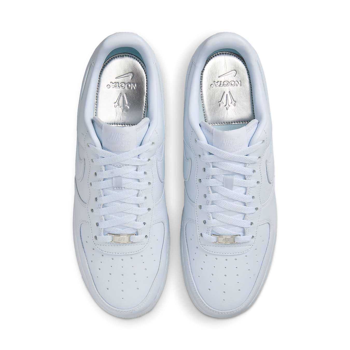 Nike Air Force 1 Low Drake NOCTA in pastel purple with minimalist design and iconic Swoosh details.