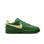 Nike Air Force 1 Low SP AMBUSH in Pine Green with yellow swoosh, stylish and comfortable sneaker for everyday wear.