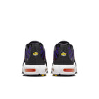 Nike Air Max Plus OG Voltage Purple 2024, back view showcasing vibrant design and Nike Air cushioning.