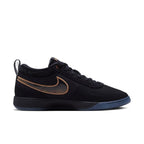 Nike Book 1 Haven sneaker in black suede with bronze Swoosh, inspired by Devin Booker's dog Haven.