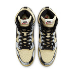 Nike Dunk High 1985 in black and acid wash detail, stylish high-top sneaker with iconic design.