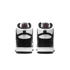 Nike Dunk High Panda 2021: retro design with black and white colorway, showcasing padded collar and iconic silhouette.