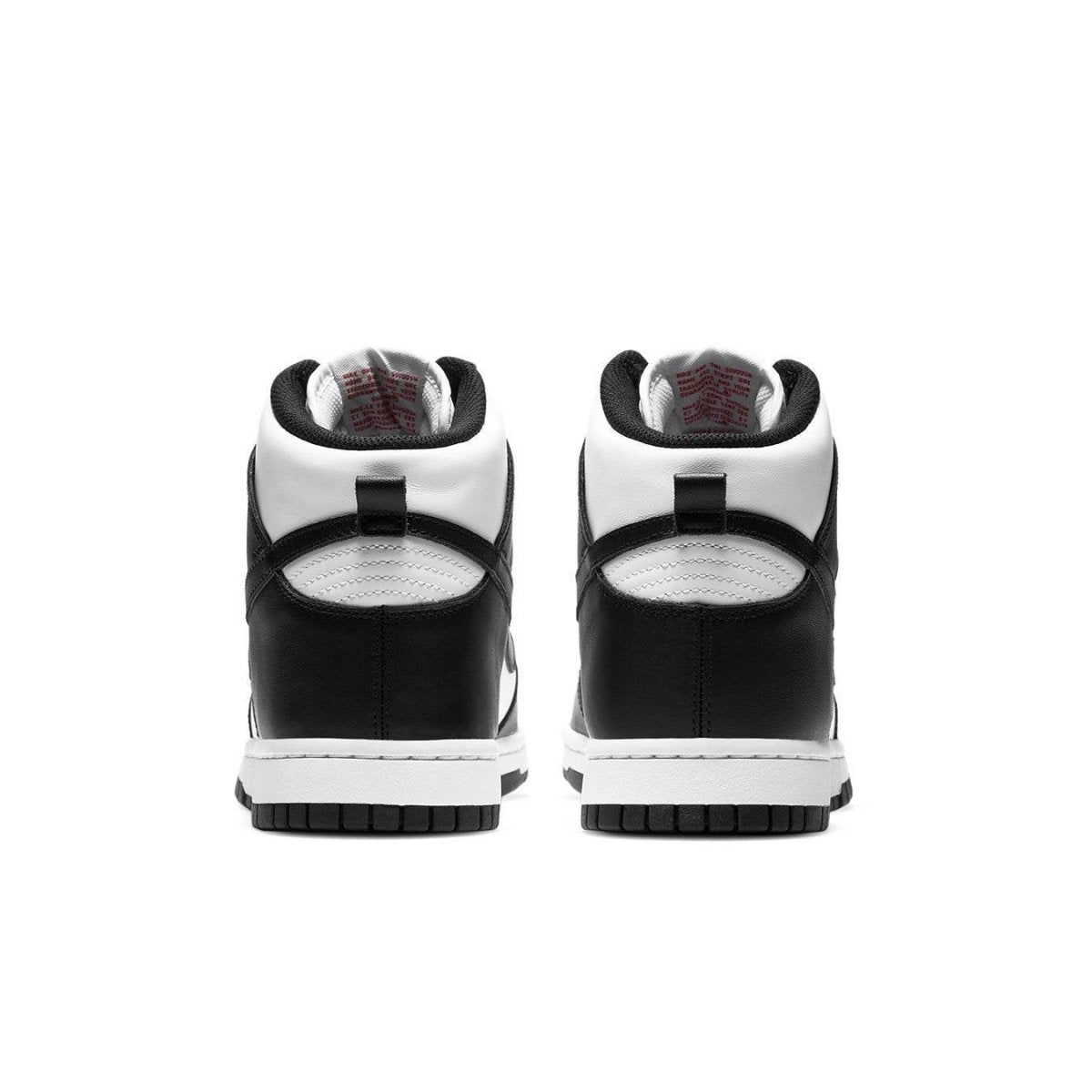 Nike Dunk High Panda 2021: retro design with black and white colorway, showcasing padded collar and iconic silhouette.
