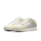 Nike Dunk Low Coconut Milk sneakers featuring smooth cream and coconut milk overlays with a classic Swoosh design.