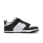 Nike Dunk Low Disrupt 2 Panda Women's sneakers in black and white with perforated toe for ventilation.