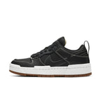 Nike Dunk Low Disrupt Black Gum for women, featuring a modern silhouette and exaggerated platform design.