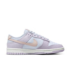 Nike Dunk Low Easter 2022 women's sneakers in pastel blue and lavender with a light pink swoosh.