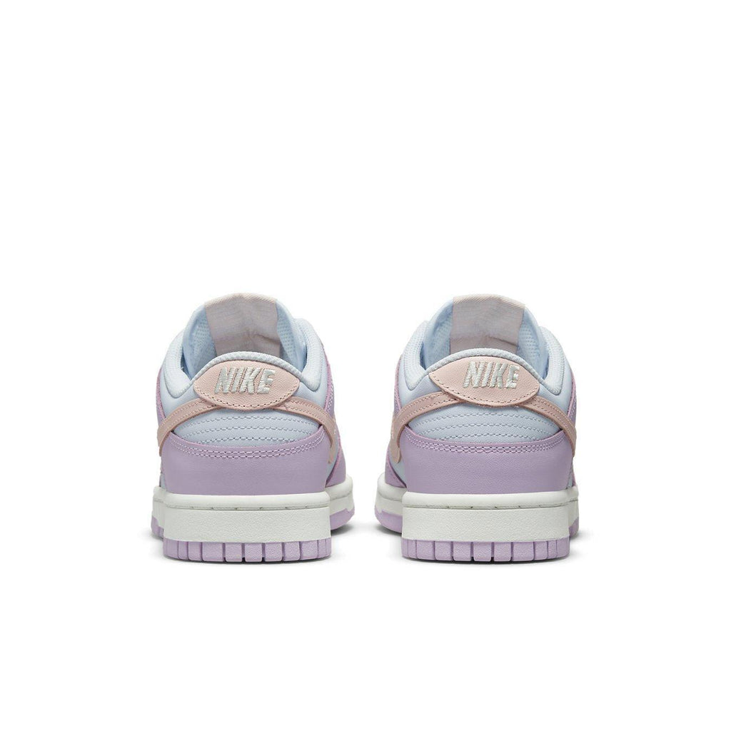 Nike Dunk Low Easter 2022 (W) women's sneakers in pastel colors with lavender and powder blue accents.