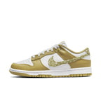 Nike Dunk Low Essential Paisley Pack Barley (W) in beige and white, perfect for stylish casual wear.