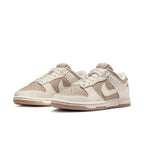 Nike Dunk Low Next Nature Beige Sail women's sneakers with light beige and brown colorway.