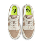 Nike Dunk Low Next Nature Beige Sail Women's sneakers, featuring cacao base and Sail overlays.