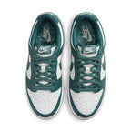 Nike Dunk Low Ocean women's sneakers featuring a teal and white colorway with a textured upper.