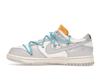 Nike Dunk Low Off-White Lot 2 sneaker featuring hand-numbered design, Flywire overlays, and vibrant details.