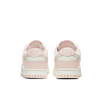 Nike Dunk Low Orange Pearl (W) women's sneakers, back view showcasing soft pink accents and iconic branding.
