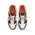 Nike Dunk Low PRM Halloween 2021 GS top view with black, orange, and white colorway