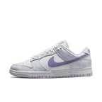 Nike Dunk Low Purple Pulse women's sneakers with tie-dye design and white base, perfect for summer styling.