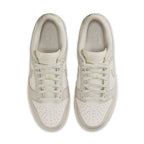 Nike Dunk Low Sail Light Bone women's sneakers, featuring a clean light bone colorway and classic design.