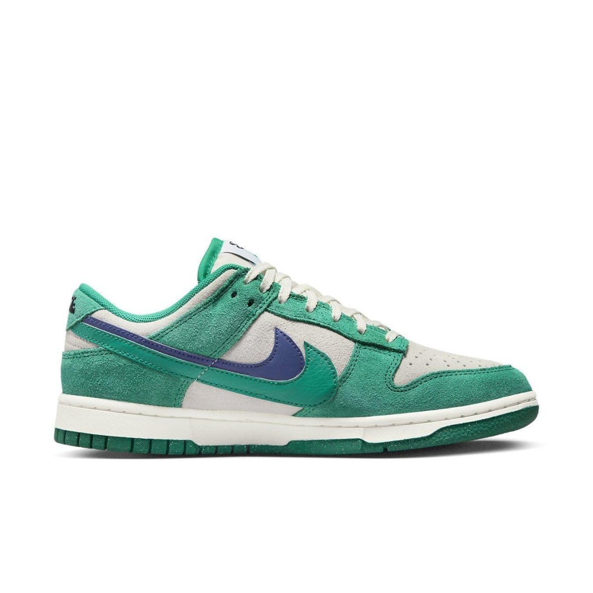 Nike Dunk Low SE 85 in Neptune Green for women, featuring a stylish green and gray design with signature Nike branding.