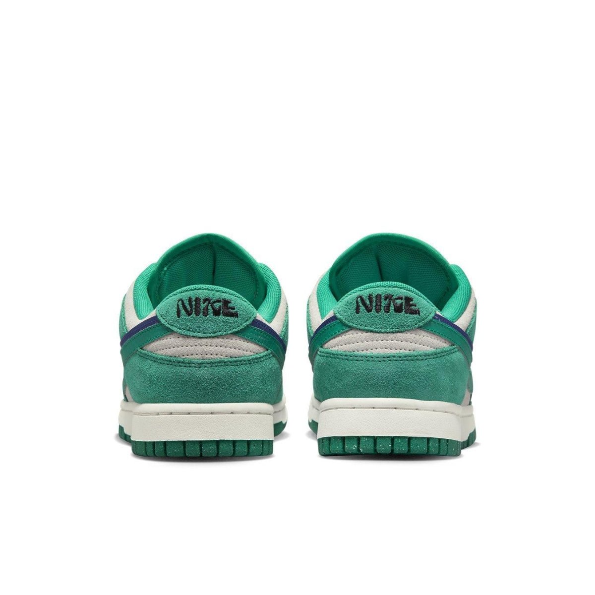 Nike Dunk Low SE 85 Neptune Green (W) sneakers, featuring a vibrant green colorway and classic design.