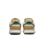 Back view of Nike Dunk Low size? Dark Driftwood featuring a mix of brown, caramel, and colorful accents.