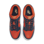 Nike Dunk Low SP Champ Colors in University Orange and Marine, top view showcasing the bold colorway and design.