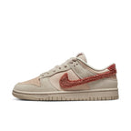 Nike Dunk Low Terry Swoosh (W) sneakers featuring unique terry material and playful color accents.