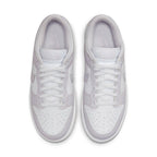 Nike Dunk Low Venice (W) in light purple colorway, top view showcasing stylish design and classic silhouette.