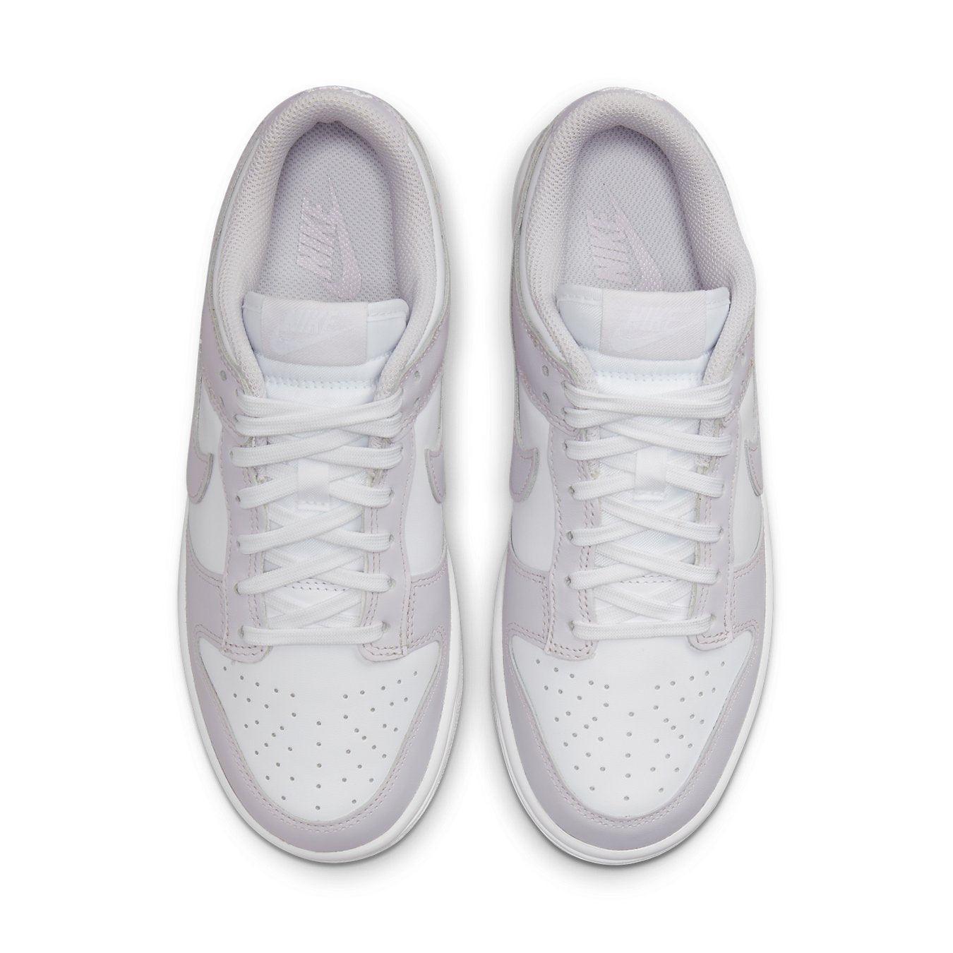 Nike Dunk Low Venice (W) in light purple colorway, top view showcasing stylish design and classic silhouette.