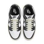 Nike Dunk Low Vintage Panda women's sneakers in black and white with vintage ivory sole.